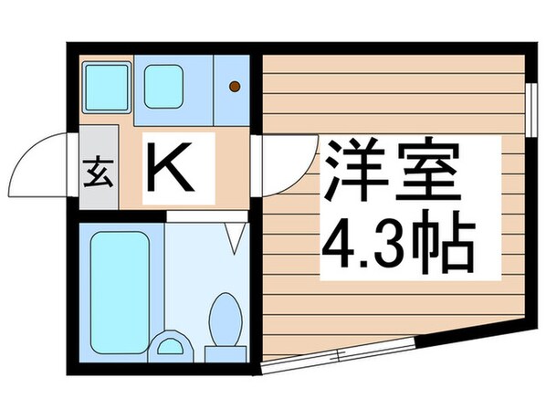 ステラ北千住の物件間取画像